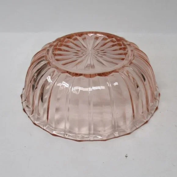Hocking Depression Glass Pink FORTUNE 5 1/4 Inch Cereal Bowl - Picture 4 of 4